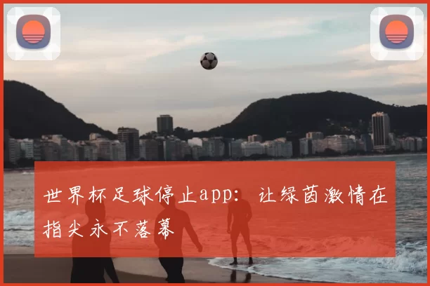 世界杯足球停止app:让绿茵激情在指尖永不落幕