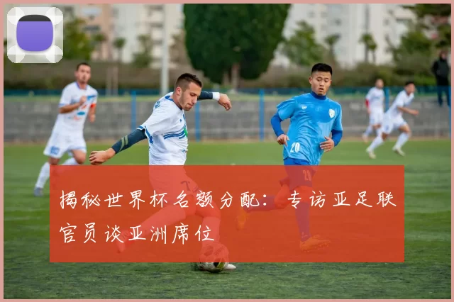 揭秘世界杯名额分配:专访亚足联官员谈亚洲席位